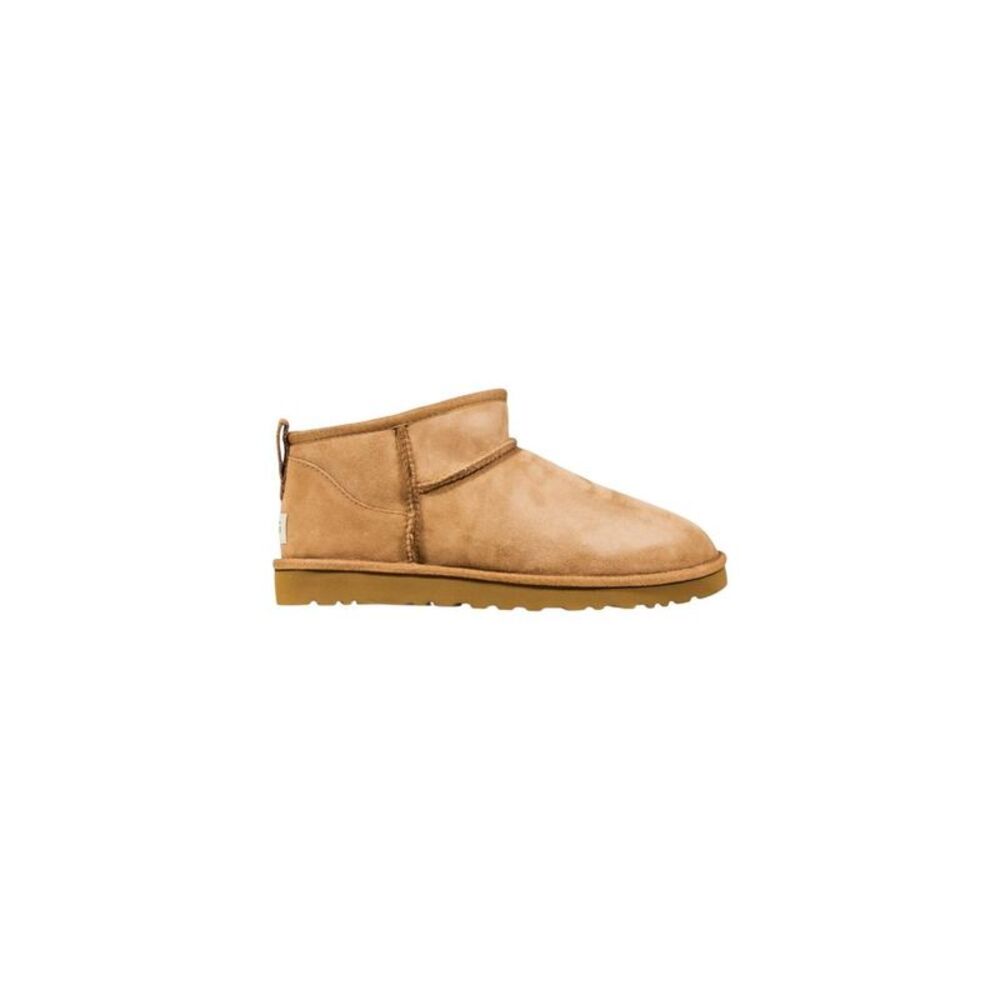 UGG Beige Leather Ankle Men's Boots